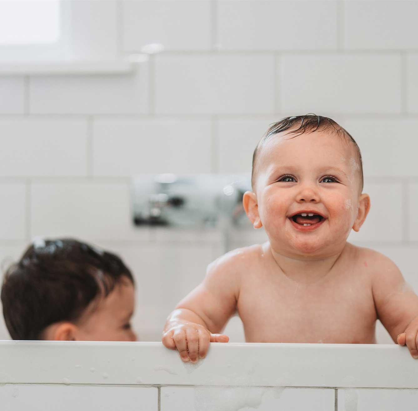 Children in bath